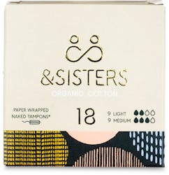 &SISTERS Naked Tampons Mixed 18 Pack