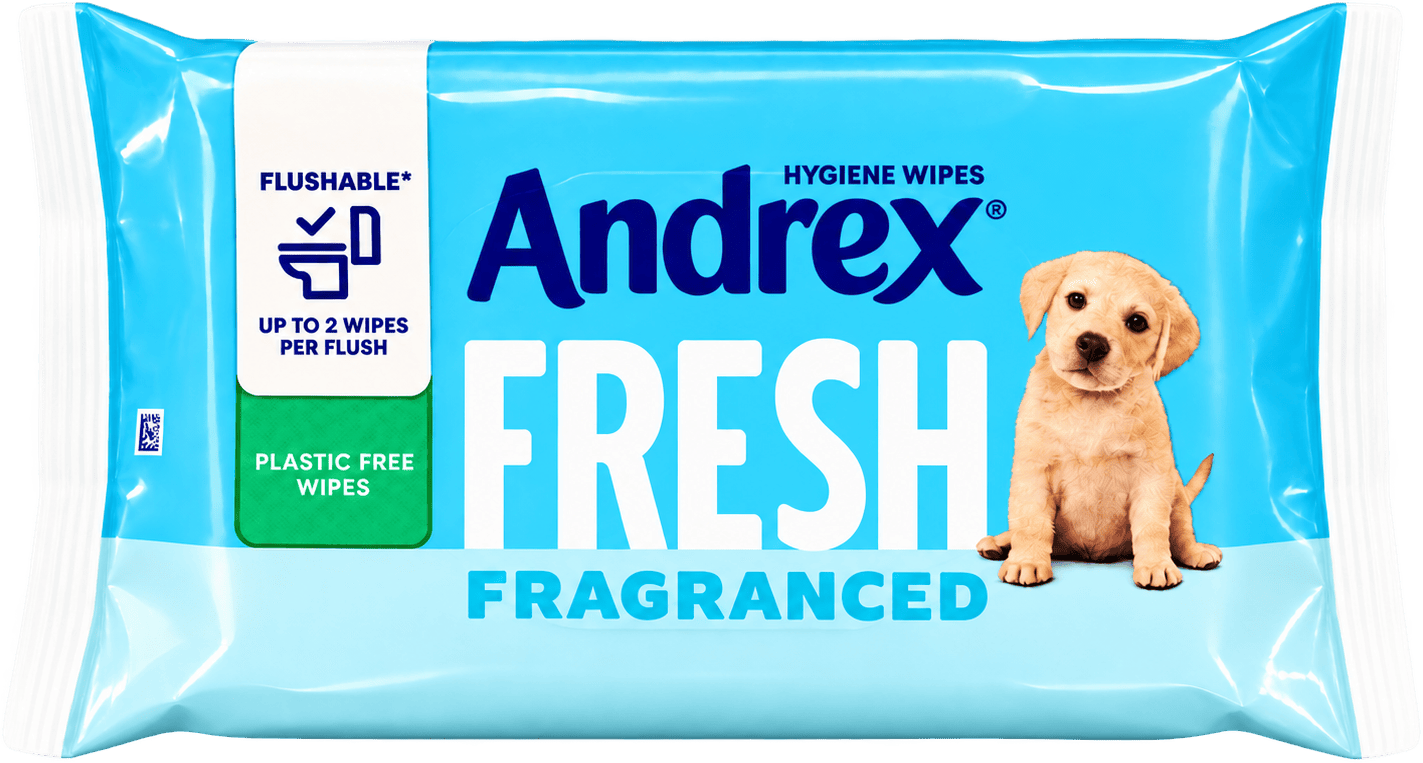 Andrex Fresh Fragranced Wipes 30 Pack