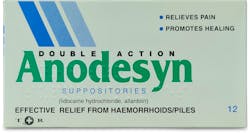 Anodesyn Suppositories 12 Pack
