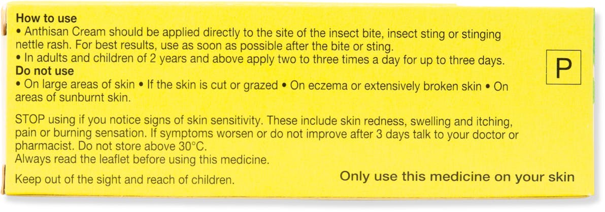 Anthisan Bite & Sting Cream 25g - 3