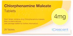 Allergy Relief - Crescent Chlorphenamine 4mg 28 Tablets