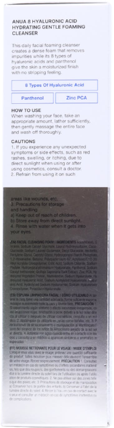 Anua Hyaluronic Acid 8 Gentle Foaming Cleanser 150ml - 2