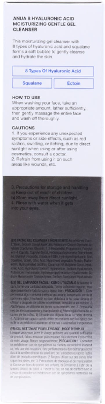 Anua Hyaluronic Acid 8 Gentle Gel Cleanser 150ml - 2