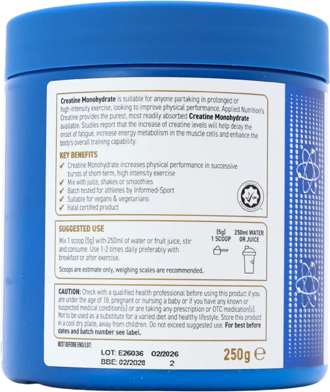 Applied Nutrition Creatine Monohydrate Unflavoured 150g - 3