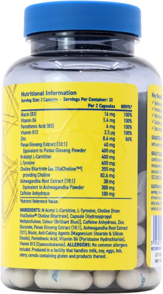Applied Nutrition Solutions Brain Fuel 60 Capsules - 2