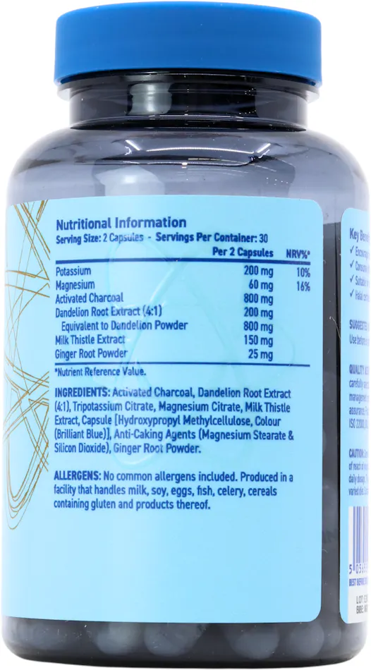 Applied Nutrition Solutions Detox & Debloat 60 Capsules - 2