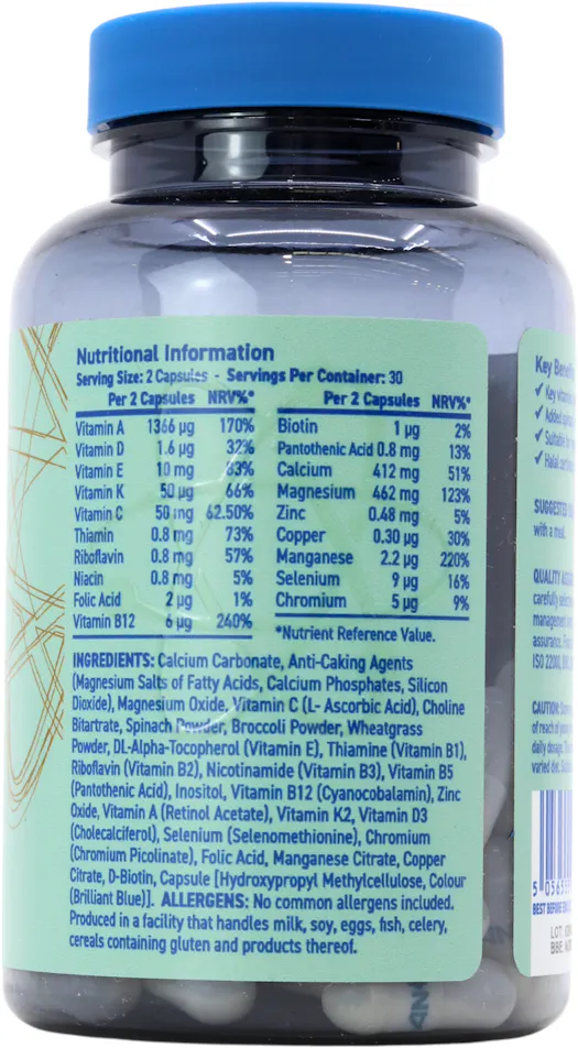 Applied Nutrition Solutions Greens Multivitamin 60 Capsules - 2