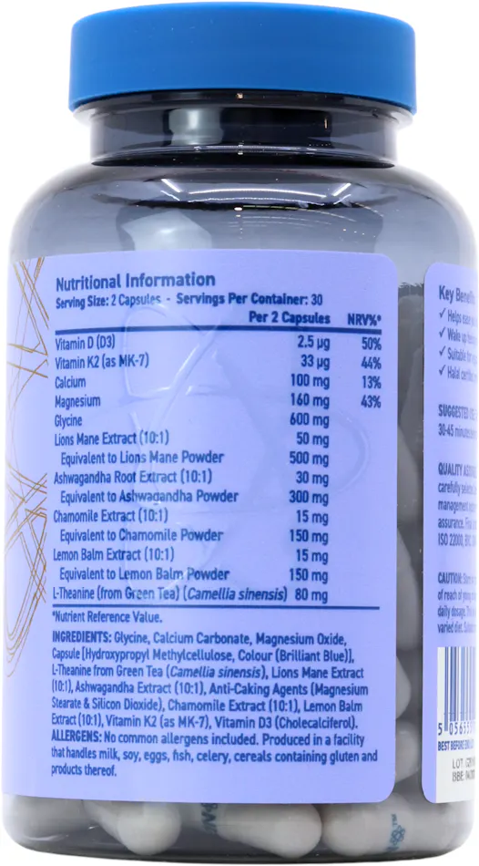 Applied Nutrition Solutions Sleep Support 60 Capsules - 2