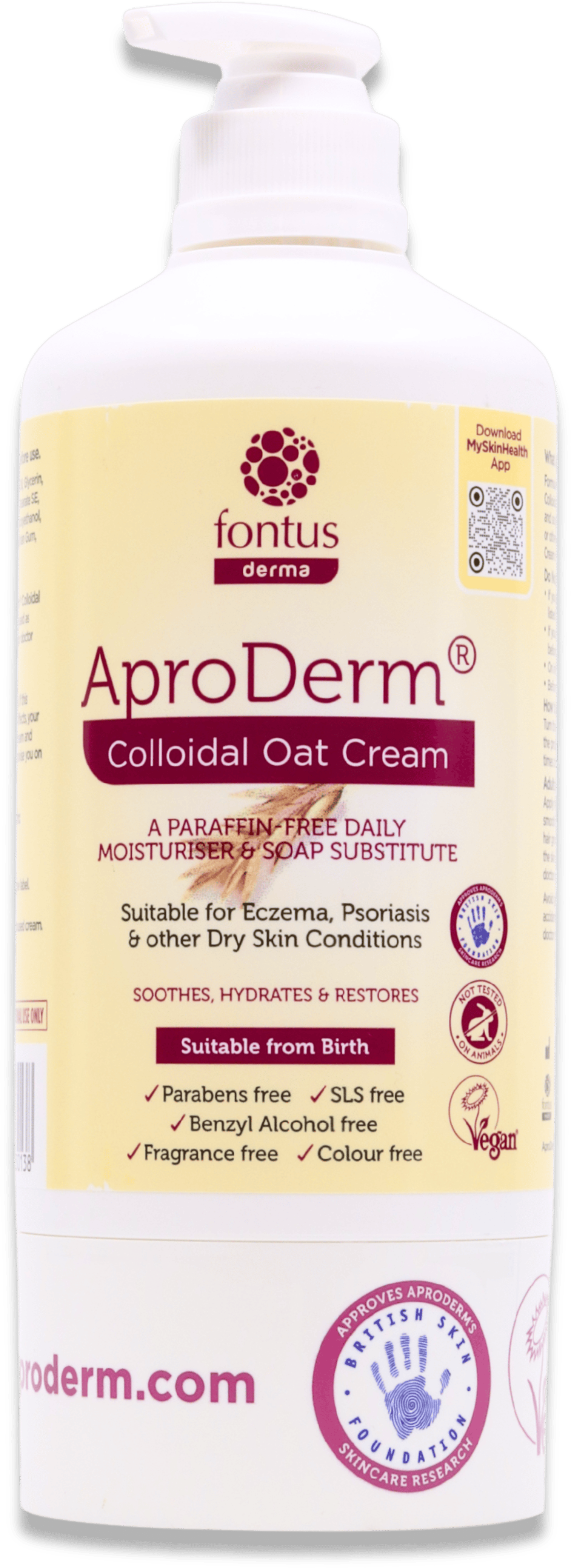 AproDerm Colloidal Oat Cream 500ml