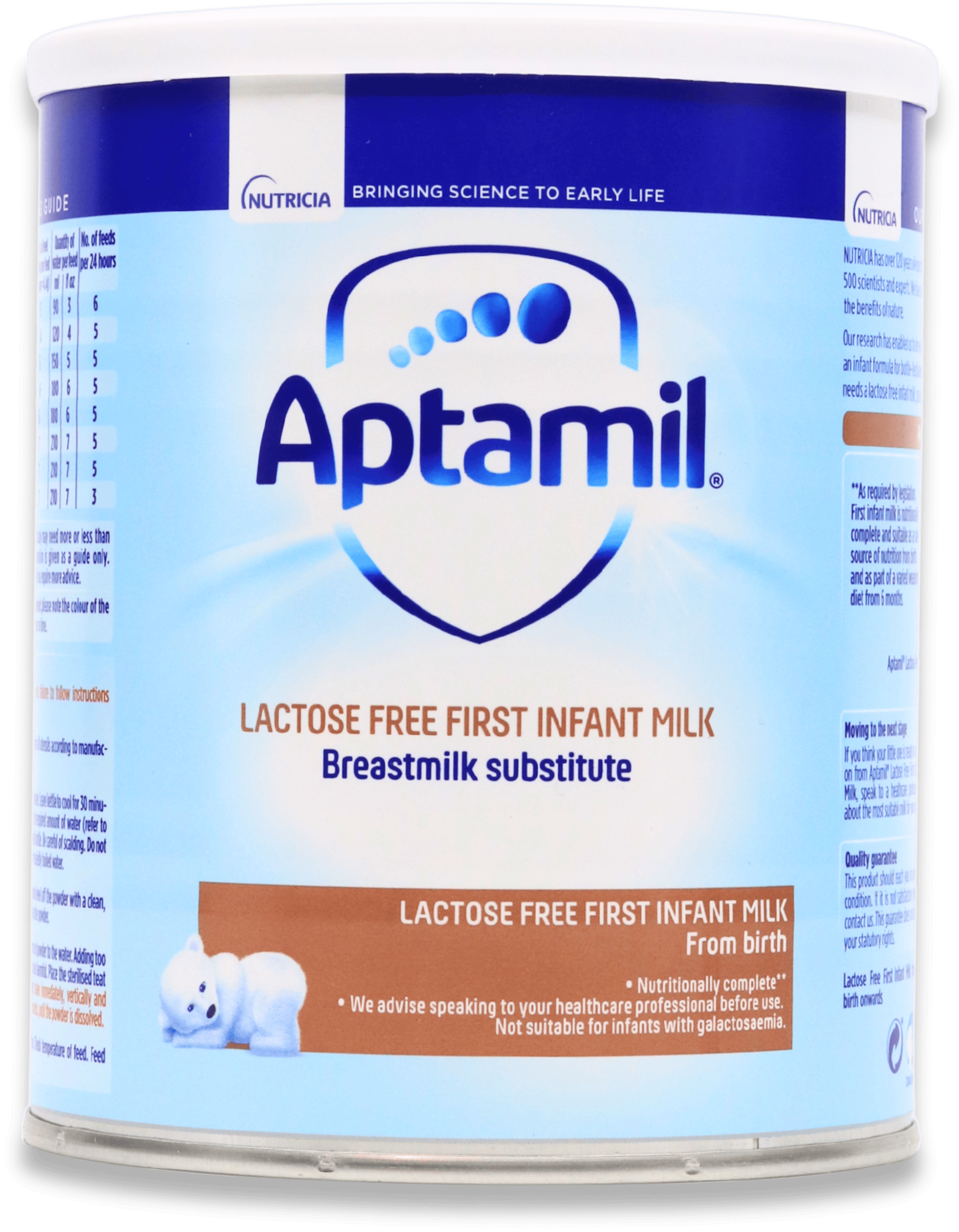Aptamil Lactose Free First Infant Milk Breastmilk Subsitute 400g