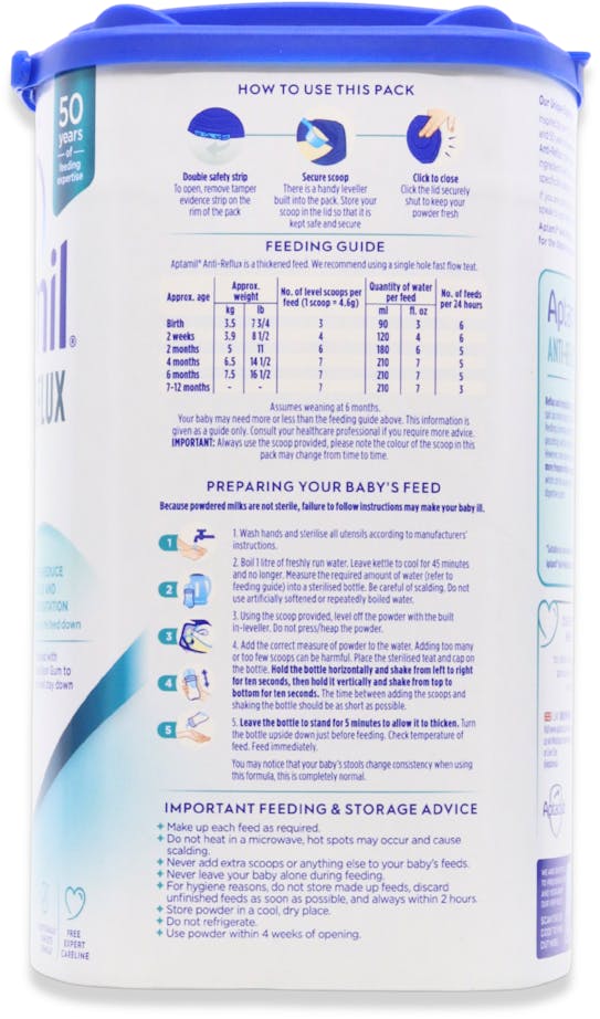 Aptamil Milk Anti Reflux From Birth 800g - 2