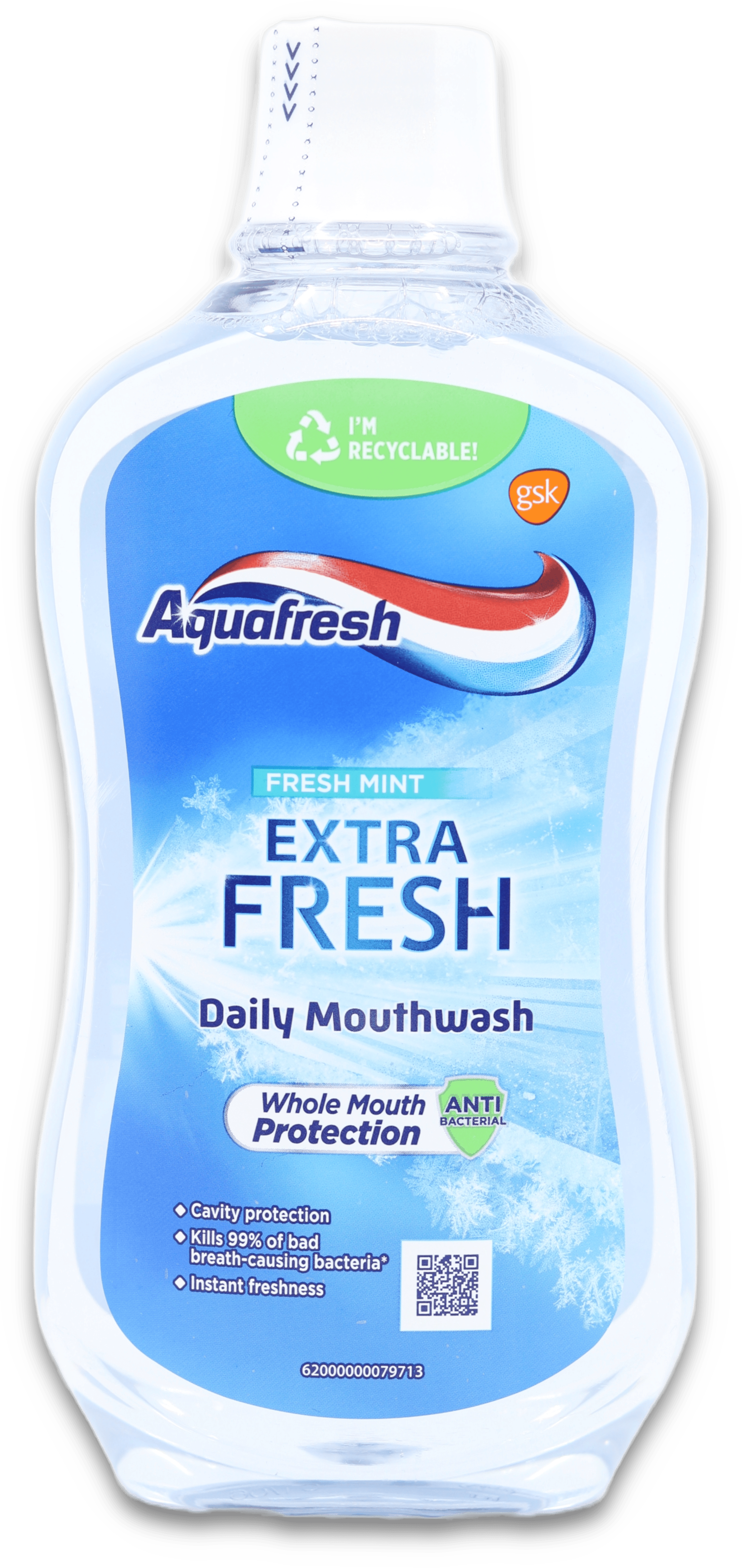 Aquafresh Extra Fresh Daily Mouthwash 500ml