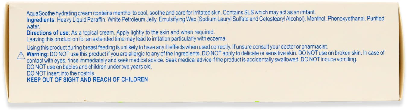 AquaSoothe 1% Menthol Aqueous Cream 100g - 2