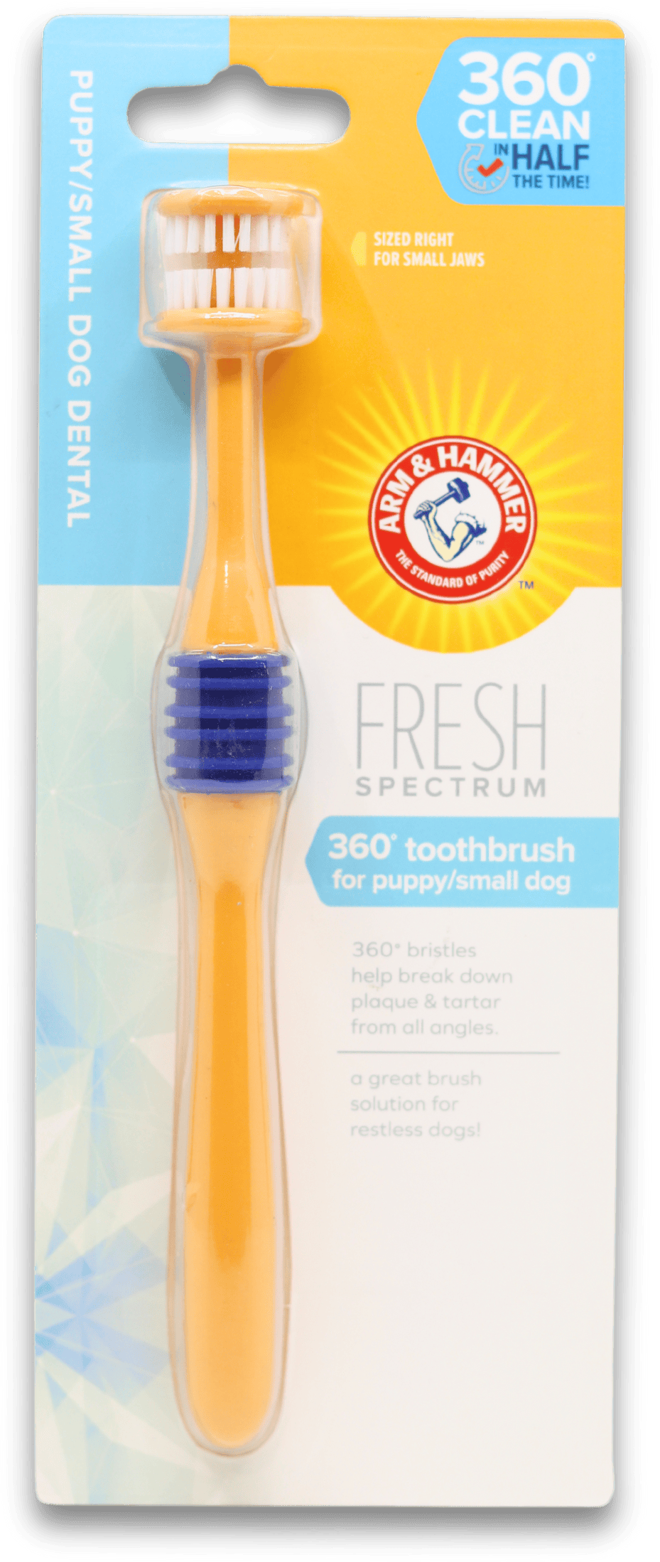 Arm & Hammer 360 Clean Puppy/Small Dog Dental Toothbrush