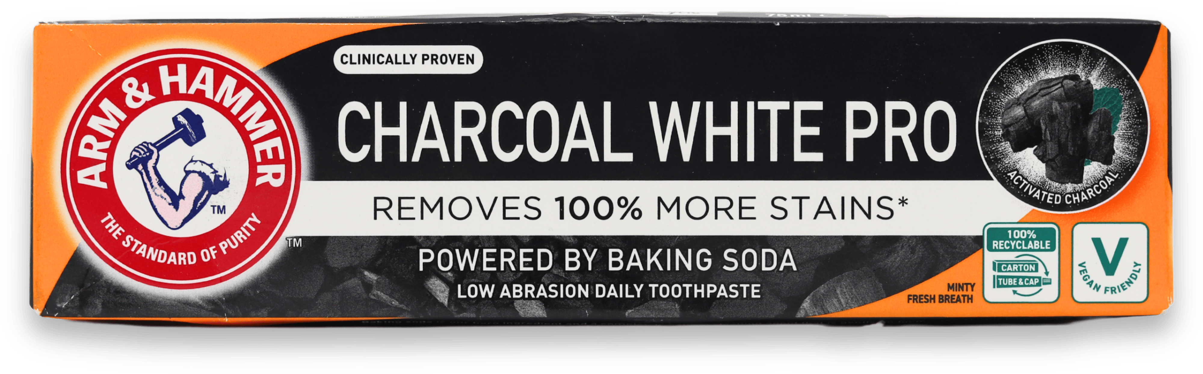 Arm & Hammer Charcoal White Pro Toothpaste 75ml