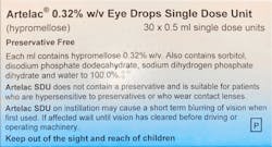 Artelac 0.32% Sterile Eye Drops Unit Dose 30 Pack