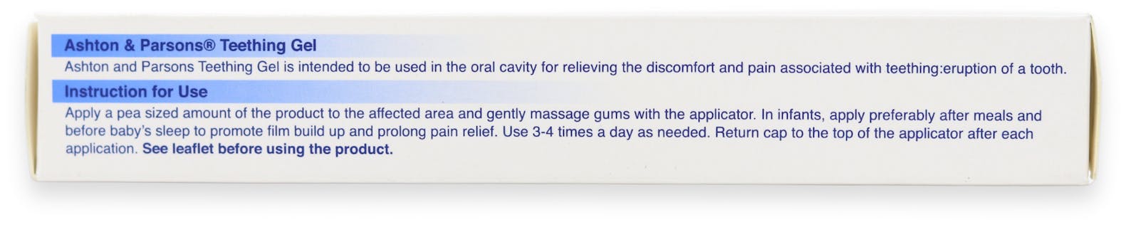 Ashton & Parsons Teething Gel 10ml - 3