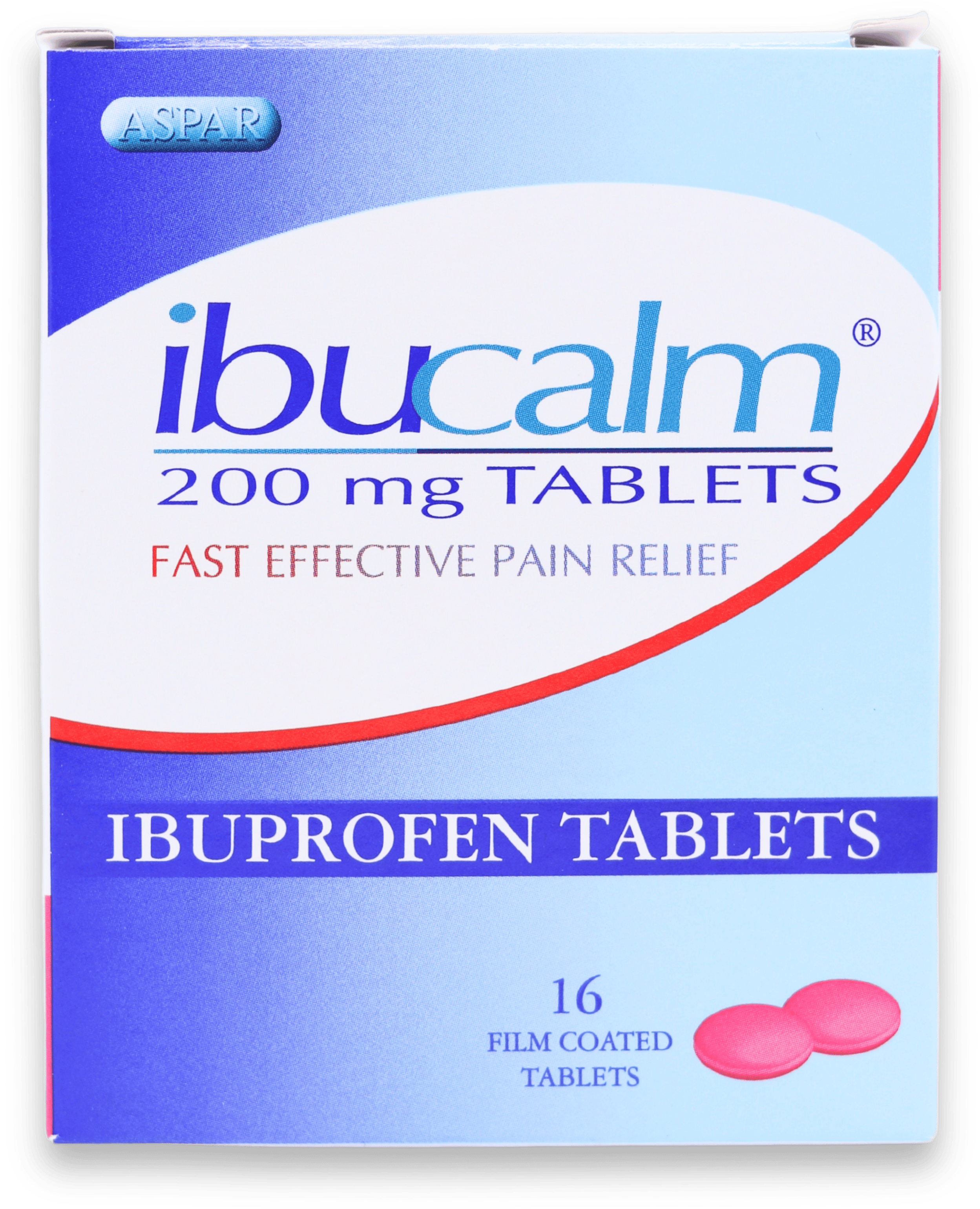 Aspar Ibucalm 200mg 16 Tablets