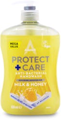 Astonish Protect + Care Antibacterial Hand Wash Milk & Honey 600ml