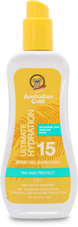 Photos - Sun Skin Care Australian Gold SPF15 Spray Gel 237ml 