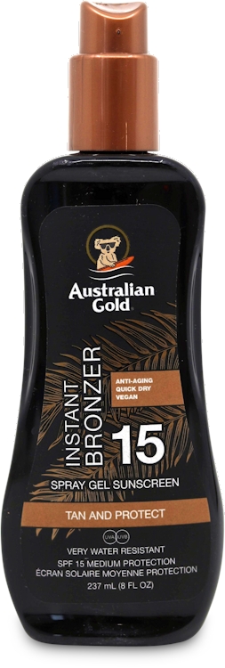 Photos - Sun Skin Care Australian Gold SPF15 Spray Gel with Bronzer 237ml 