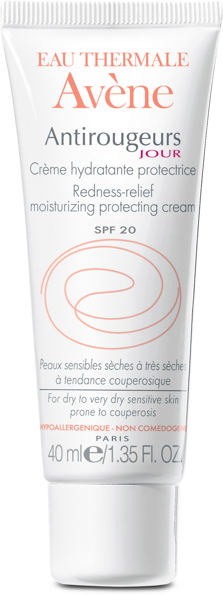 Avène Antirougeurs Jour Redness Relief Moisturising Protecting SPF20 Cream 40ml