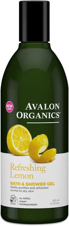 Avalon Organics Bath and Shower Gel - Refreshing Lemon (Lemon)