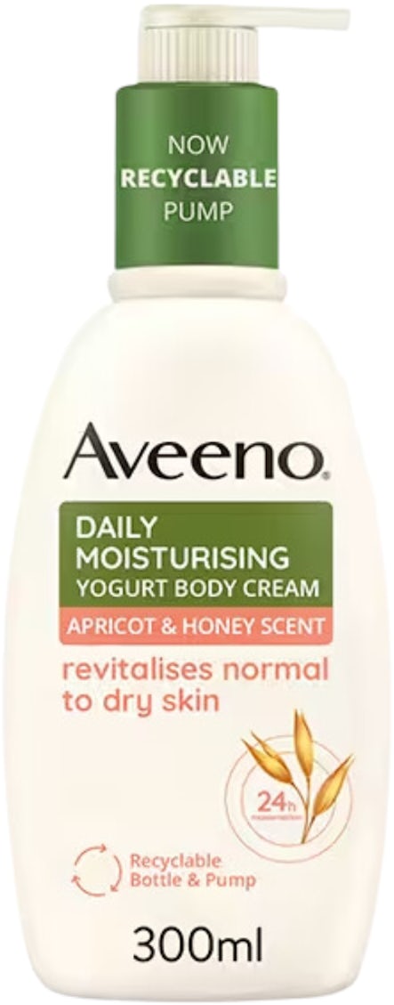 Aveeno Body Cream Apricot + Honey 300ml