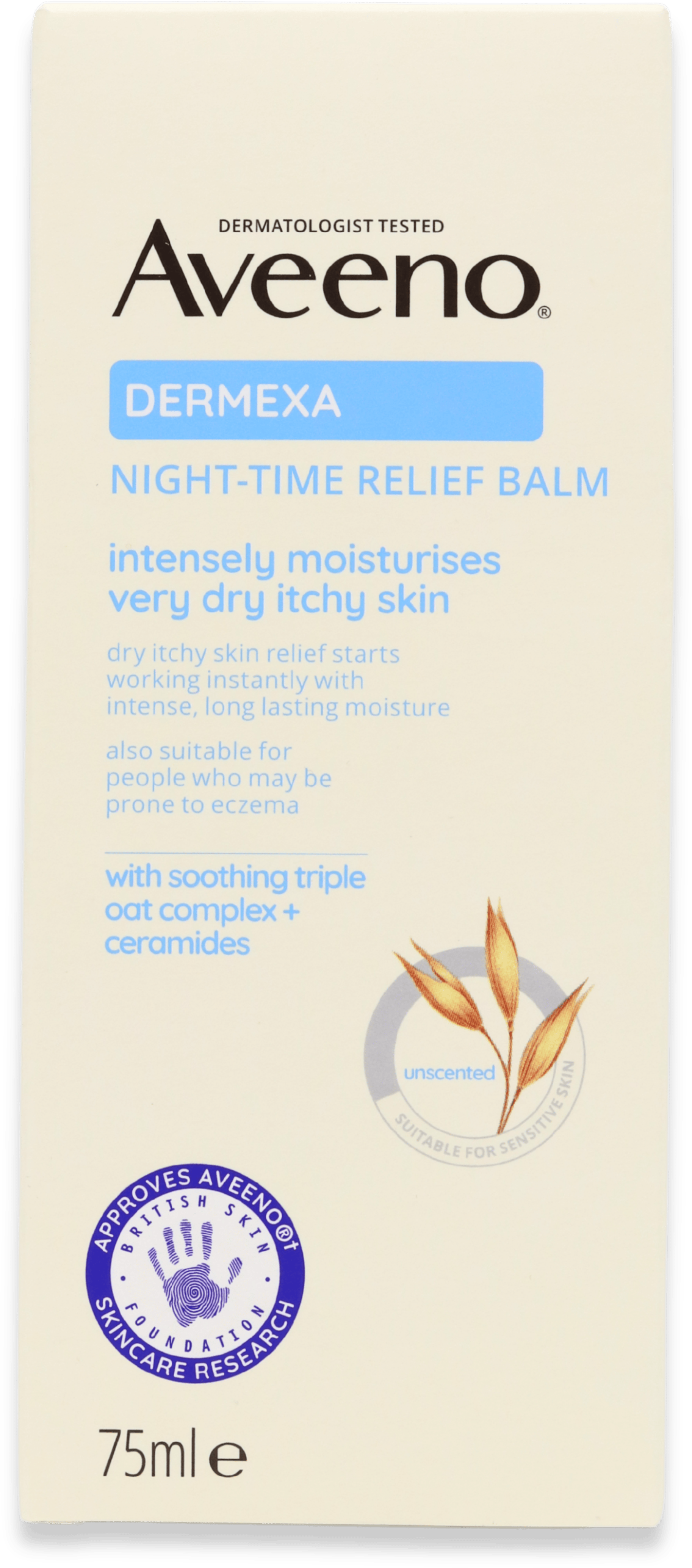 Aveeno Dermexa Night-Time Relief Balm 75ml