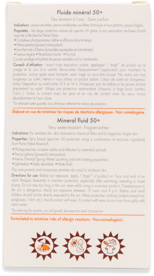 Avène Mineral Fluid Very High Protection SPF50+ 40ml - 3