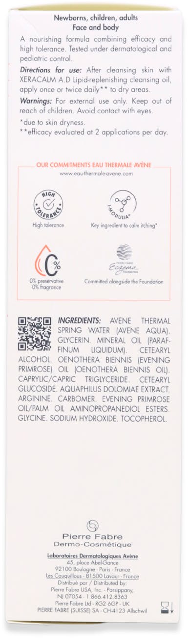 Avène Xeracalm Lipid-Replenishing Cream 200ml - 3