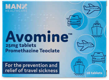 travel sickness tablets with promethazine