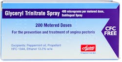 Ayrtons Glyceryl Trinitrate Spray 200 Doses