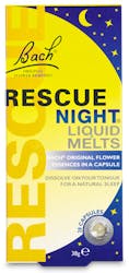 Bach Rescue Night Melts 28 Capsules