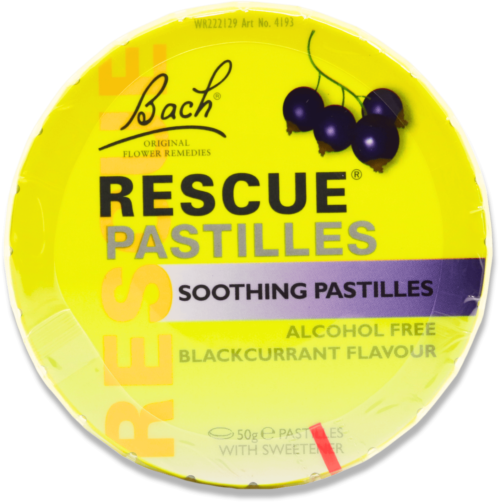Bach Rescue Pastilles Blackcurrant 50g
