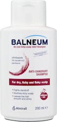 Balneum Anti-Dandruff Shampoo for Dry, Itchy and Flaky Scalp 200ml