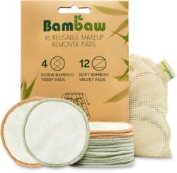 Bambaw Reusable Makeup Pads 16 Pack