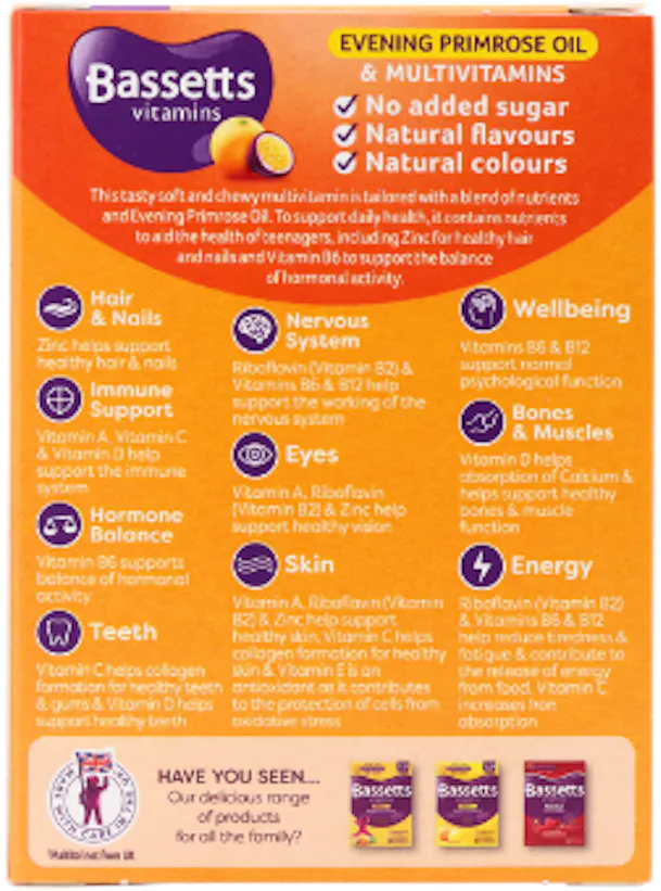 Bassetts 12-18 Years EPO & Multivitamins 30 Gummies - 2