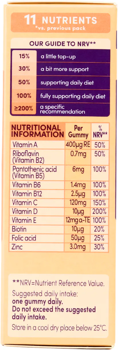 Bassetts Kids Immune Support  3-11 Years 30 Orange Gummies - 2