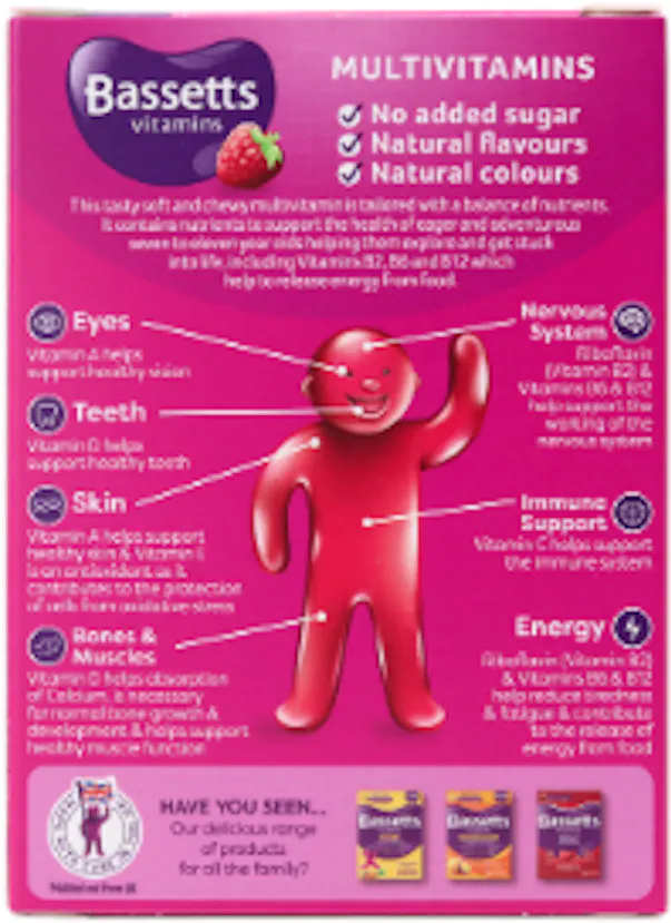 Bassetts 7-11 Years Multivitamins 30 Gummies - 2
