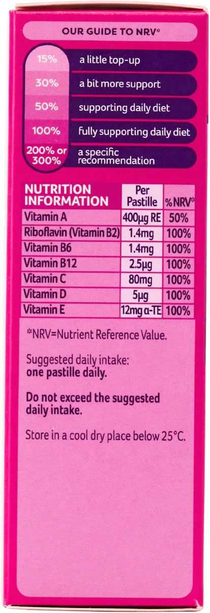 Bassetts Multivitamins 7-11 Years 30 Raspberry Gummies - 2