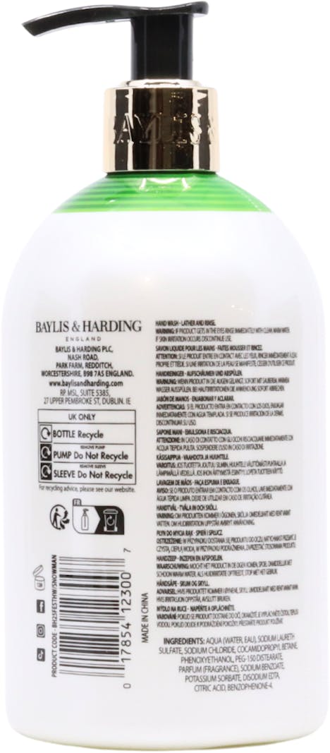 Baylis & Harding Festive Edition Vanilla Frosting Hand Wash 500ml - 2