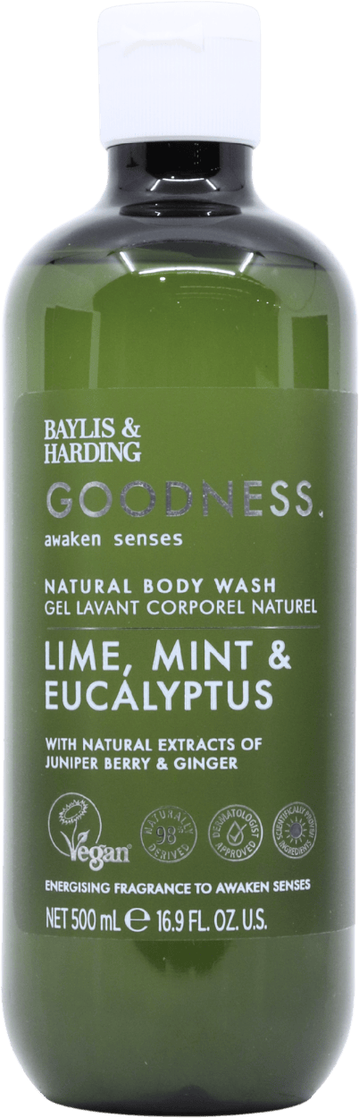 Baylis & Harding Goodness Awaken Lime, Mint & Eucalyptus Body Wash 500ml