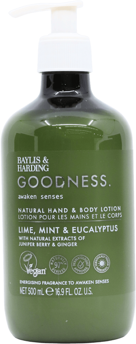 Baylis & Harding Goodness Awaken Lime, Mint & Eucalyptus Hand & Body Lotion 500ml