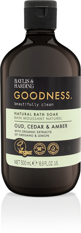 Photos - Shower Gel Baylis & Harding Goodness Oud, Cedar & Amber Bath Soak 500ml