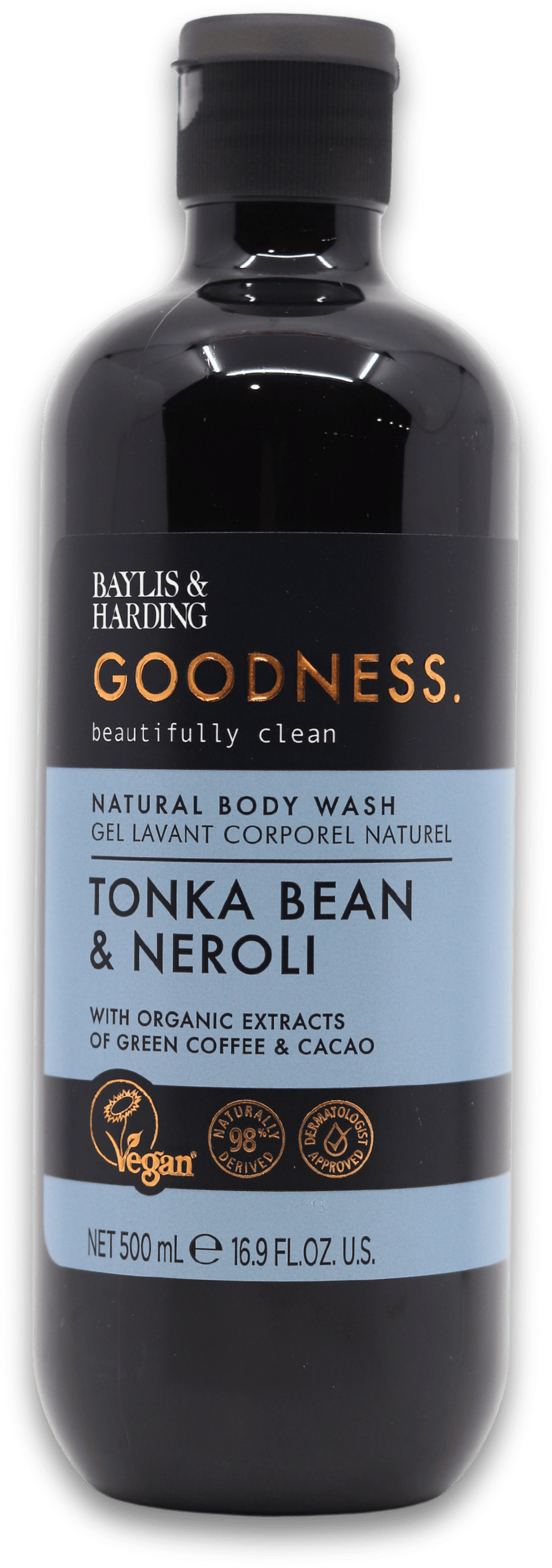 Baylis & Harding Goodness Tonka Bean & Neroli Body Wash 500ml