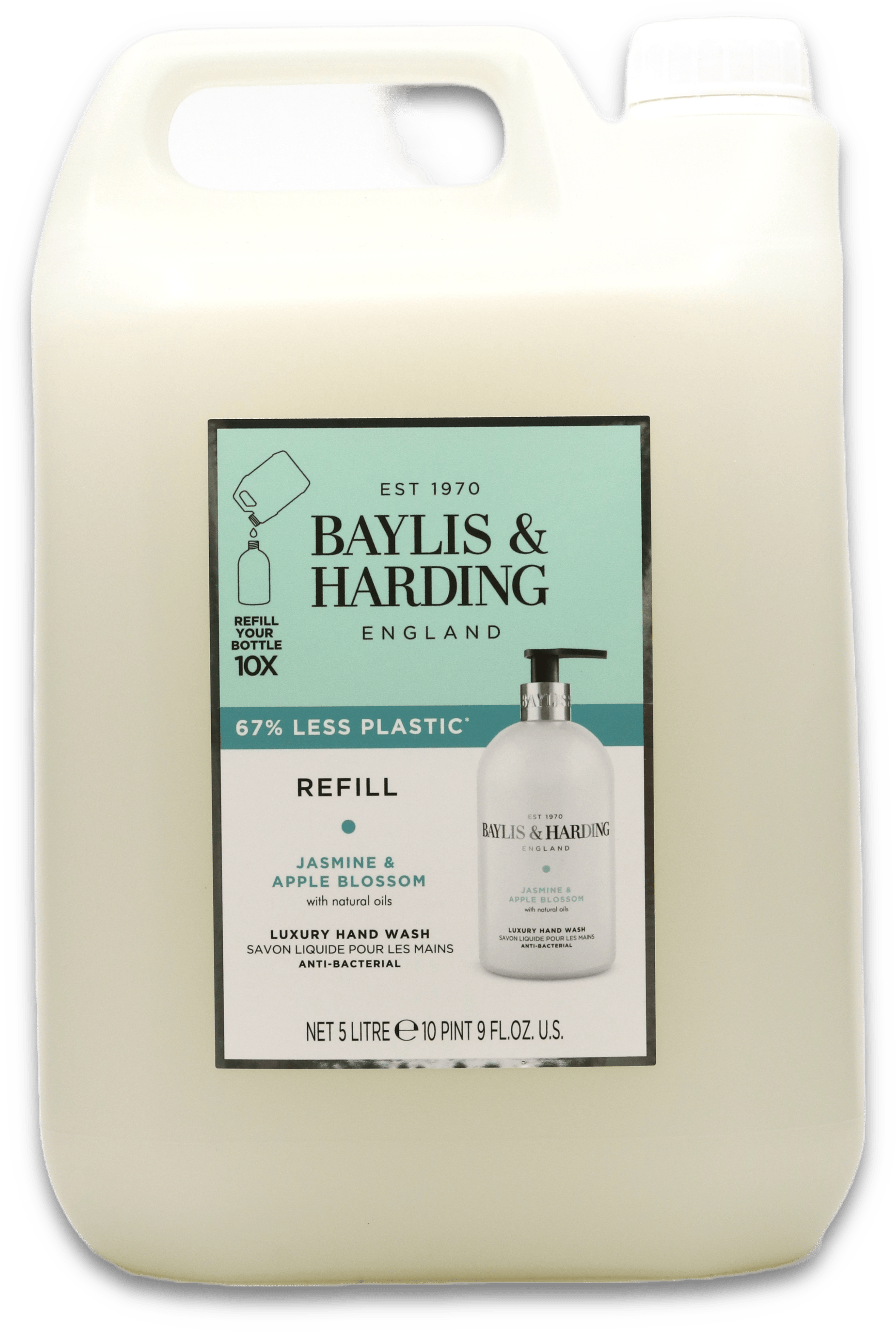 Baylis & Harding Jasmine & Apple Blossom Hand Wash 5L Refill