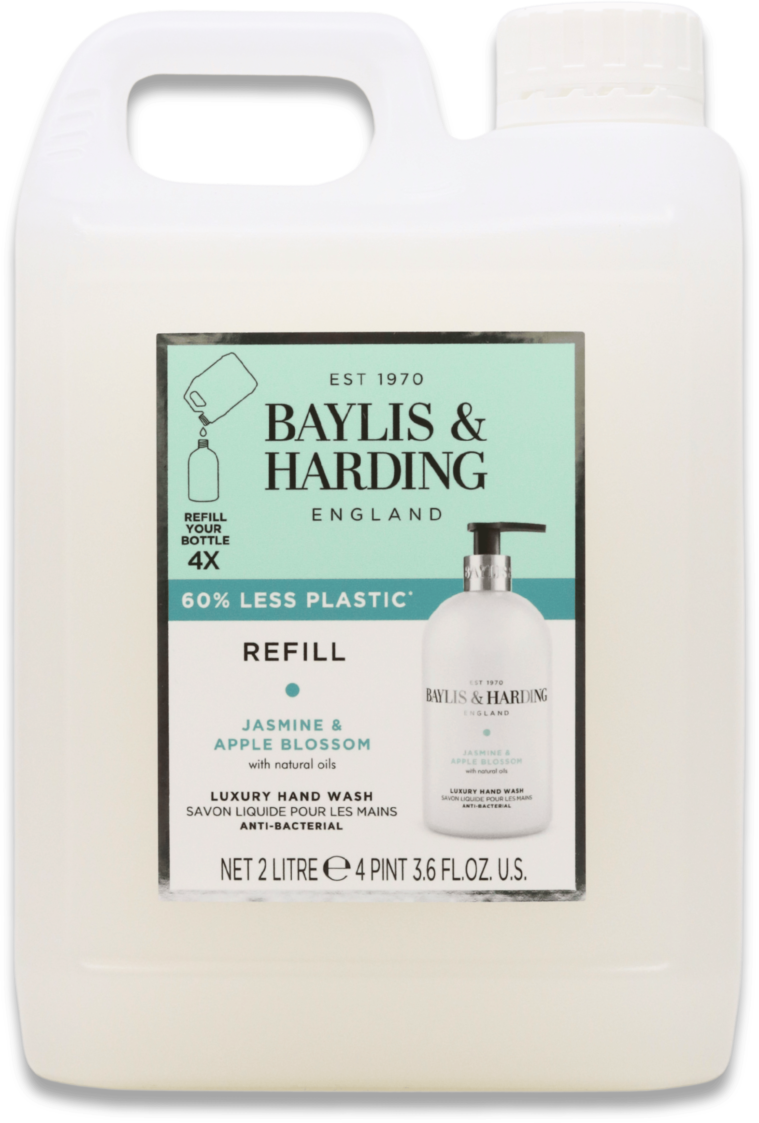 Baylis & Harding Jasmine & Apple Blossom Hand Wash 2 Litre Refill