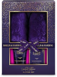 Baylis & Harding Limited Edition Mulberry Fizz Slipper Set