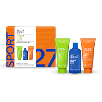 Baylis & Harding Citrus, Lime & Mint Men's Invigorating Shower Trio Gi – Beauty Goddess